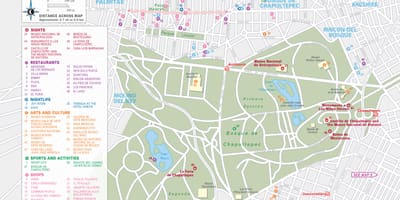 แผนที่ของ polanco เม็กซิโกซิตี้