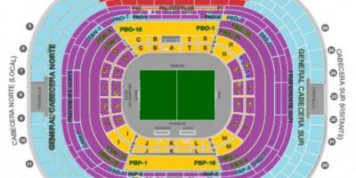 Estadio azteca seating แผนที่